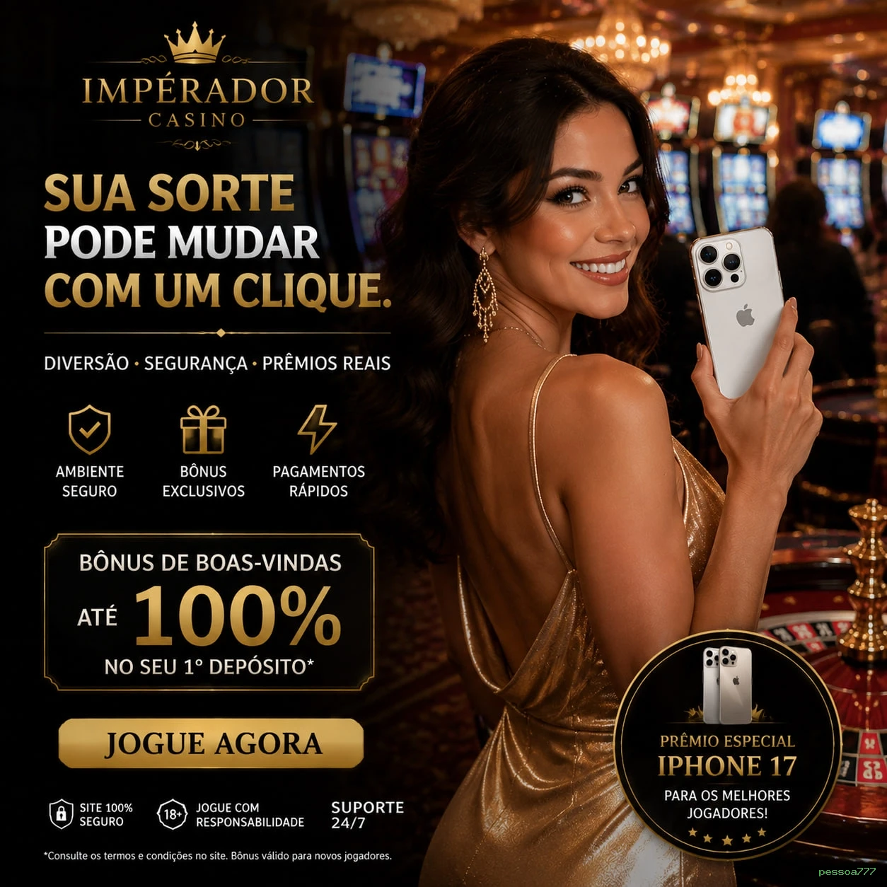 Métodos de pagamento aceitos na pessoa777